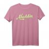 Aladdin Vintage T-Shirt Retro Art Baseball Schrift - Coole Sport- und Touristenbekleidung im Retro-Design
