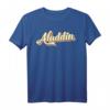 Aladdin Vintage T-Shirt Retro Art Baseball Schrift - Coole Sport- und Touristenbekleidung im Retro-Design