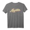 Aladdin Vintage T-Shirt Retro Art Baseball Schrift - Coole Sport- und Touristenbekleidung im Retro-Design