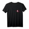 Dänische Karte und Flagge Brust Logo - Dänemark Souvenir T-Shirt für Reisen, Familienfeste & Events