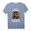 Geh mir aus dem Weg Du unnötiger Sozialkontakt Waschbär T-Shirt – Humorvolles Statement für Menschen mit Humor