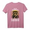 Geh mir aus dem Weg Du unnötiger Sozialkontakt Waschbär T-Shirt – Humorvolles Statement für Menschen mit Humor