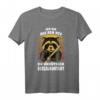 Geh mir aus dem Weg Du unnötiger Sozialkontakt Waschbär T-Shirt – Humorvolles Statement für Menschen mit Humor