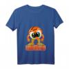 Lustiges Basketballspieler Monster Pizza T-Shirt mit V-Ausschnitt – Perfekt für Basketballfans, Trainer & Teamsportler