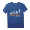 Basketball Evolution T-Shirt – Geschenk für Basketballspieler, Fans, Trainer und Teams für Spiel, Training & Turnier