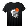 Basketball T-Shirt für Kinder, Jungen & Mädchen mit Korbleger & Dunking - Perfekt für Streetball, Rebound & als Geschenk für Basketballfans und Trainer