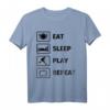EAT SLEEP PLAY REPEAT Basketball T-Shirt – Lustiges Geschenk für Basketballspieler und -fans zu Weihnachten oder Geburtstag
