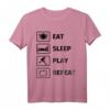 EAT SLEEP PLAY REPEAT Basketball T-Shirt – Lustiges Geschenk für Basketballspieler und -fans zu Weihnachten oder Geburtstag