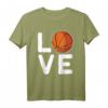 Basketball T-Shirt mit LOVE Design - Lustiges Team- und Fan-Outfit für Basketballspieler und Liebhaber