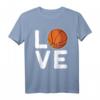 Basketball T-Shirt mit LOVE Design - Lustiges Team- und Fan-Outfit für Basketballspieler und Liebhaber