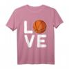 Basketball T-Shirt mit LOVE Design - Lustiges Team- und Fan-Outfit für Basketballspieler und Liebhaber