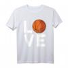 Basketball T-Shirt mit LOVE Design - Lustiges Team- und Fan-Outfit für Basketballspieler und Liebhaber