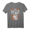 16 Jahre Basketballspieler T-Shirt - Lustiges Geburtstagsgeschenk für Teenager Jungen und Mädchen für die Party