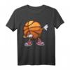 Dabbing Basketball T-Shirt lustig Ball Dab Tanz Geschenk für Kinder, Jungen & Mädchen – Perfektes Überraschungsgeschenk für Basketballfans