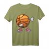 Dabbing Basketball T-Shirt lustig Ball Dab Tanz Geschenk für Kinder, Jungen & Mädchen – Perfektes Überraschungsgeschenk für Basketballfans