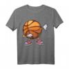 Dabbing Basketball T-Shirt lustig Ball Dab Tanz Geschenk für Kinder, Jungen & Mädchen – Perfektes Überraschungsgeschenk für Basketballfans