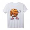 Dabbing Basketball T-Shirt lustig Ball Dab Tanz Geschenk für Kinder, Jungen & Mädchen – Perfektes Überraschungsgeschenk für Basketballfans