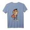 Süßer Affe mit Basketball T-Shirt - Lustiges Streetball-Shirt für Basketballfans, Teams & Trainer