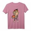 Süßer Affe mit Basketball T-Shirt - Lustiges Streetball-Shirt für Basketballfans, Teams & Trainer