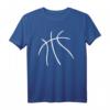 Basketball T-Shirt für Fans und Spieler – Klassisch geschnitten, doppelt genähter Saum, perfekt für Slam Dunk Enthusiasten