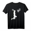 Basketball T-Shirt mit Slam Dunk Motiv - Klassisch geschnitten, doppelt genähter Saum für Fans und Spieler