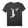 Basketball T-Shirt mit Slam Dunk Motiv - Klassisch geschnitten, doppelt genähter Saum für Fans und Spieler