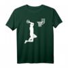 Basketball T-Shirt mit Slam Dunk Motiv - Klassisch geschnitten, doppelt genähter Saum für Fans und Spieler