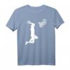 Basketball T-Shirt mit Slam Dunk Motiv - Klassisch geschnitten, doppelt genähter Saum für Fans und Spieler