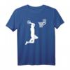 Basketball T-Shirt mit Slam Dunk Motiv - Klassisch geschnitten, doppelt genähter Saum für Fans und Spieler