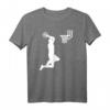 Basketball T-Shirt mit Slam Dunk Motiv - Klassisch geschnitten, doppelt genähter Saum für Fans und Spieler