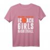 You Don 't Scare Me I Coach Mädchen Basketball T-Shirt – Lustiges Geschenk für Basketball Trainer, Team & Turnier