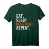 Eat Sleep Basketball Repeat Geschenk T-Shirt - Perfekt für Fans, Spieler und Coaches, ideal für Geburtstag, Weihnachten & Thanksgiving