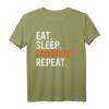 Eat Sleep Basketball Repeat Geschenk T-Shirt - Perfekt für Fans, Spieler und Coaches, ideal für Geburtstag, Weihnachten & Thanksgiving