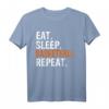 Eat Sleep Basketball Repeat Geschenk T-Shirt - Perfekt für Fans, Spieler und Coaches, ideal für Geburtstag, Weihnachten & Thanksgiving