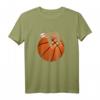 Lustiges Faultier auf Basketball T-Shirt – Perfekt als Geburtstags- oder Weihnachtsgeschenk für Basketballfans und Teamspieler