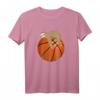 Lustiges Faultier auf Basketball T-Shirt – Perfekt als Geburtstags- oder Weihnachtsgeschenk für Basketballfans und Teamspieler