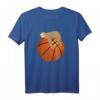Lustiges Faultier auf Basketball T-Shirt – Perfekt als Geburtstags- oder Weihnachtsgeschenk für Basketballfans und Teamspieler