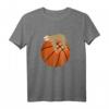Lustiges Faultier auf Basketball T-Shirt – Perfekt als Geburtstags- oder Weihnachtsgeschenk für Basketballfans und Teamspieler