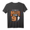 Kinder 9. Geburtstag Basketball T-Shirt - Lustiges Ballershirt für den kleinen Basketballfan zum Geburtstag oder Weihnachten