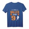 Kinder 9. Geburtstag Basketball T-Shirt - Lustiges Ballershirt für den kleinen Basketballfan zum Geburtstag oder Weihnachten
