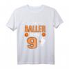 Kinder 9. Geburtstag Basketball T-Shirt - Lustiges Ballershirt für den kleinen Basketballfan zum Geburtstag oder Weihnachten