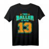 13. Geburtstag Shirt für Jungen Basketball - Lustiges Kinder T-Shirt für den besonderen Tag, perfekt für Teenager und Basketballfans