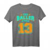 13. Geburtstag Shirt für Jungen Basketball - Lustiges Kinder T-Shirt für den besonderen Tag, perfekt für Teenager und Basketballfans