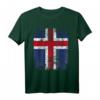 Island Flagge Groß T-Shirt für Damen, Herren & Kinder – Klassisch geschnitten, doppelt genähter Saum