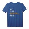Eat Sleep Basketball Repeat T-Shirt – Geschenk für Fans, Spieler, Trainer & Teamsportler, ideal für Geburtstage, Mutter- und Vatertag