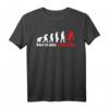 Basketball Evolution T-Shirt mit Spruch 'Born to play Basketball' – Perfektes Geschenk für Basketballer und Basketballfans zum Geburtstag