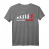 Basketball Evolution T-Shirt mit Spruch 'Born to play Basketball' – Perfektes Geschenk für Basketballer und Basketballfans zum Geburtstag