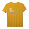 Eat Sleep Basketball Repeat T-Shirt - Vintage Retro Motiv für Basketballfans und Sportbegeisterte