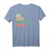 Eat Sleep Basketball Repeat T-Shirt - Vintage Retro Motiv für Basketballfans und Sportbegeisterte
