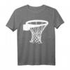 Basketball Ring T-Shirt - Klassisch geschnitten mit doppeltem Saum für Basketballfans und Sportbegeisterte